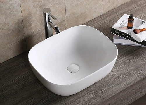 Раковина Ceruttispa CR0078 505х400х140 накладная, белая, прямоугольная Раковина Ceruttispa CR0078 505х400х140 накладная, белая, прямоугольная