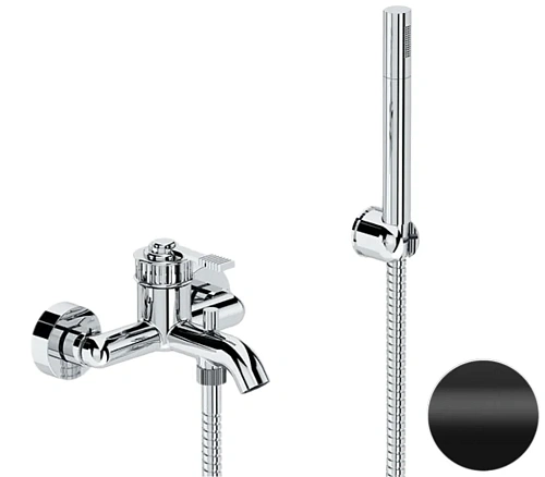 Смеситель для ванны Remer Atelier AL02NO, черный матовый Смеситель для ванны Remer Atelier AL02NO, черный матовый