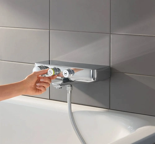 Смеситель для ванны GROHE SmartControl (34718000) настенный монтаж, термостатический Смеситель для ванны GROHE SmartControl (34718000) настенный монтаж, термостатический