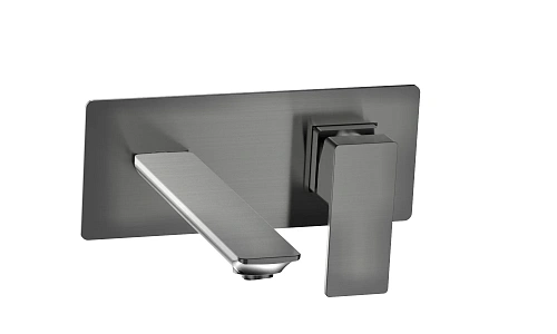 Смеситель для раковины AQUAme Savona AQM6815GM настенный на 2 отверстия металл Смеситель для раковины AQUAme Savona AQM6815GM настенный на 2 отверстия металл