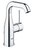 Картинка анонса товара «смеситель для раковины grohe essence+ с цепочкой и средним изливом, хром (23480001)»