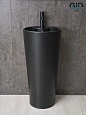 Раковина Gid Nb131bm 81120 напольная черная матовая 40x40x84 Раковина Gid Nb131bm 81120 напольная черная матовая 40x40x84