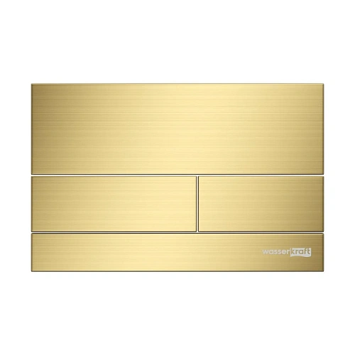 Клавиша смыва WasserKRAFT MG04 матовое золото с клавишей смыва матовое золото Клавиша смыва WasserKRAFT MG04 матовое золото с клавишей смыва матовое золото