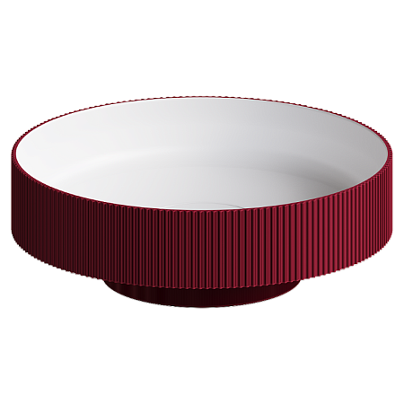 Раковина Boheme SOLE 801-R-BUR накладная SOLE Corian 400x130 Burgundy Раковина Boheme SOLE 801-R-BUR накладная SOLE Corian 400x130 Burgundy