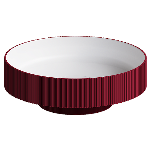 Раковина Boheme SOLE 801-R-BUR накладная SOLE Corian 400x130 Burgundy Раковина Boheme SOLE 801-R-BUR накладная SOLE Corian 400x130 Burgundy