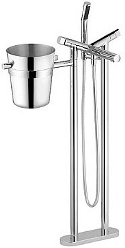 Смеситель для ванны Kludi New Waves 75910530 напольный Смеситель для ванны Kludi New Waves 75910530 напольный