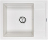 Картинка анонса товара «кухонная мойка paulmark optimum pm216050-wh белый 600х500 мм»