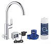 Картинка анонса товара «смеситель для кухни grohe blue pure eurosmart для подачи смешанной и фильтрованной воды c c-образным 30499000»