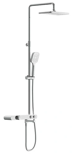 Душевая система Cersanit VIVO (A64529) термостат, 3 режима шланг 150 PVC 64529 Душевая система Cersanit VIVO (A64529) термостат, 3 режима шланг 150 PVC 64529