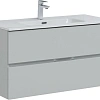 Тумба под раковину Aquanet Алвита New 100 2 ящика, серый 00277520 Тумба под раковину Aquanet Алвита New 100 2 ящика, серый 00277520