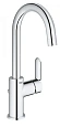 Смеситель для раковины, GROHE BauEdge, с донным клапаном, L-Size, хром, (23760000) 23760000Gr Смеситель для раковины, GROHE BauEdge, с донным клапаном, L-Size, хром, (23760000) 23760000Gr