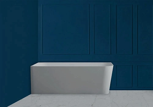 Ванна из искусственного камня ABBER AS9621-1.7 L 170x75 левосторонняя, белая матовая, искусственный камень Ванна из искусственного камня ABBER AS9621-1.7 L 170x75 левосторонняя, белая матовая, искусственный камень