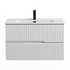 Картинка анонса товара «тумба под раковину cezares duet-n-800-2c-so-bl bianco lucido 800x457 подвесная»