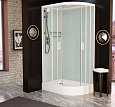 Детальная картинка товара «душевая кабина frank f411l м white 110x80 20016 закаленное матовое стекло»