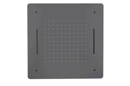 Верхний душ Boheme  428-SGM 2-х функциональный из нержавеющей стали Shine Gun Metall