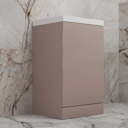 Тумба под раковину Style Line МОНО 50 см ЛС-00002453 напольная, санд пудровый Тумба под раковину Style Line МОНО 50 см ЛС-00002453 напольная, санд пудровый