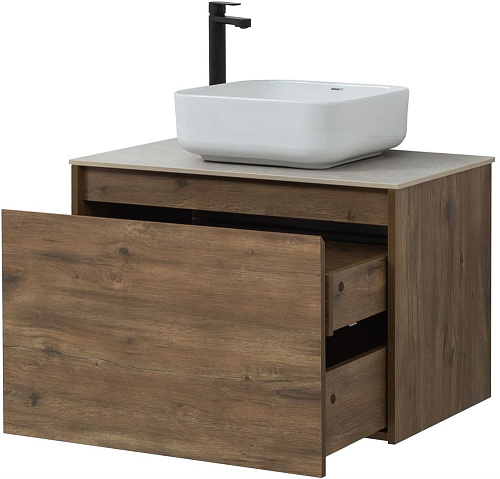 Тумба под раковину Aquanet Nova Lite 75 дуб рустикальный (1 ящик) 00249514 Тумба под раковину Aquanet Nova Lite 75 дуб рустикальный (1 ящик) 00249514