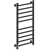 Картинка анонса товара «полотенцесушитель электрический ника step-1 100/50 ral9005 черный матовый левый тэн step-1 100/50 черн мат лев»