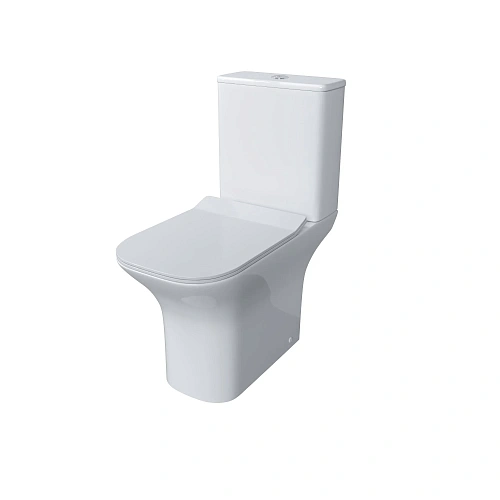 Унитаз напольный GROSSMAN GR-4464S Classic 640x340x790 безободковый с тонкой крышкой Унитаз напольный GROSSMAN GR-4464S Classic 640x340x790 безободковый с тонкой крышкой