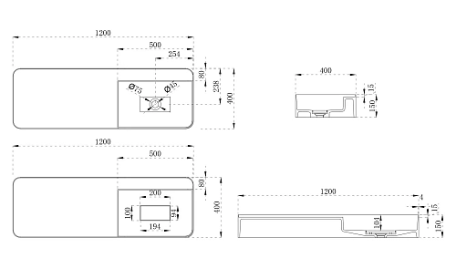 Раковина ABBER Stein AS2627-1.2 подвесная, белая матовая Раковина ABBER Stein AS2627-1.2 подвесная, белая матовая