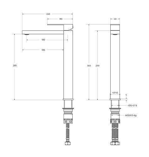Смеситель для раковины CEZARES SLIDER-LC-GM-W0 оружейная сталь Смеситель для раковины CEZARES SLIDER-LC-GM-W0 оружейная сталь