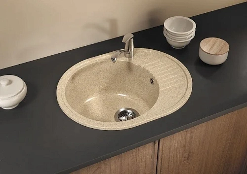 Кухонная мойка Polygran F-22 №302, песочная F-22 №302 (Песоч) Кухонная мойка Polygran F-22 №302, песочная F-22 №302 (Песоч)