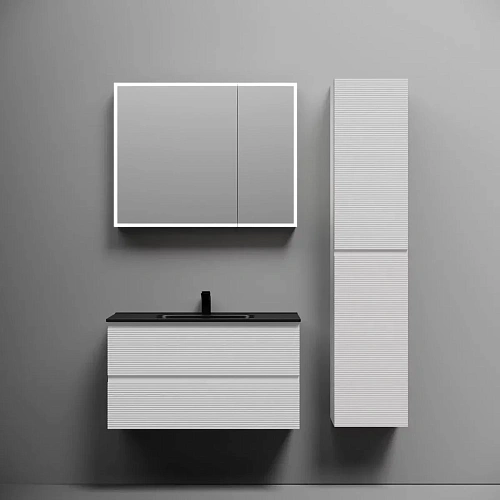 Тумба под раковину Sancos Folk FL90W 890х445х500 Bianco, подвесная Тумба под раковину Sancos Folk FL90W 890х445х500 Bianco, подвесная