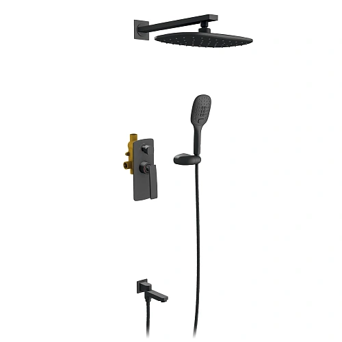 Душевая система Timo Helmi SX-4099/03SM встраиваемая черный Душевая система Timo Helmi SX-4099/03SM встраиваемая черный