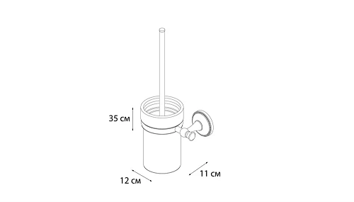 Ершик для унитаза Grampus Alfa GR-9513 Ершик для унитаза Grampus Alfa GR-9513