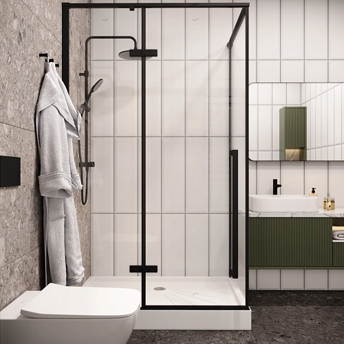 Душевой уголок Ceruttispa C1A без поддона 120x90x195 Душевой уголок Ceruttispa C1A без поддона 120x90x195