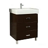 Тумба с раковиной Aquaton Америна 70 М (1A1690K1AM430) тёмно-коричневая Тумба с раковиной Aquaton Америна 70 М (1A1690K1AM430) тёмно-коричневая