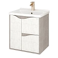 Тумба под раковину Onika БРЕНДОН 60.13 камень светлый 106138 Тумба под раковину Onika БРЕНДОН 60.13 камень светлый 106138