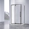 Душевой уголок Vincea Slim-N VSR-4SNP9010CLB 1000x900, черный, стекло прозрачное