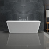 Картинка анонса товара «акриловая ванна vincea vbt-425-1700 1700x800x600 белая, слив-перелив в комплекте, хром»