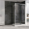 Душевой уголок ABBER Schwarzer Diamant AG301105-S605 110x60 см универсальный, профиль хром, стекло прозрачное Душевой уголок ABBER Schwarzer Diamant AG301105-S605 110x60 см универсальный, профиль хром, стекло прозрачное