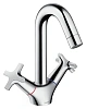 Смеситель для раковины hansgrohe Logis Classic и сливным гарнитуром, хром 71270000