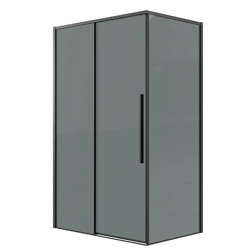 Боковая стенка GROSSMAN Galaxy 200.K33.01.90.21.10 (90x195) черный матовый, стекло тонированное Боковая стенка GROSSMAN Galaxy 200.K33.01.90.21.10 (90x195) черный матовый, стекло тонированное