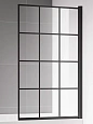 Шторка на ванну AQUAme AQM2858-R 800x1400мм стекло 6мм, цвет профиля матовый черный Шторка на ванну AQUAme AQM2858-R 800x1400мм стекло 6мм, цвет профиля матовый черный