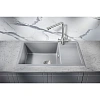 Кухонная мойка Milacio Navarra 78 Cuarzo (MC.77053), серый металлик Кухонная мойка Milacio Navarra 78 Cuarzo (MC.77053), серый металлик