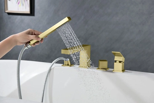 Смеситель на борт ванны Timo Selene 2130/17Y золото матовое Смеситель на борт ванны Timo Selene 2130/17Y золото матовое