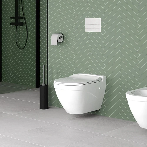 Унитаз подвесной Nord 133T20001 (535x385x360) белый с тонкой крышкой 133T20001-132T20001S Унитаз подвесной Nord 133T20001 (535x385x360) белый с тонкой крышкой 133T20001-132T20001S