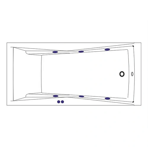 Акриловая ванна WHITECROSS Palace 180x80 "SOFT" белый гидромассажная 0104.180080.100.SOFT.WH Акриловая ванна WHITECROSS Palace 180x80 "SOFT" белый гидромассажная 0104.180080.100.SOFT.WH