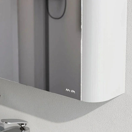 Зеркальный шкаф AM.PM Sensation M30MCL0801WG левый, 80 см, с подсветкой, белый Зеркальный шкаф AM.PM Sensation M30MCL0801WG левый, 80 см, с подсветкой, белый