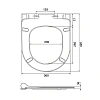 Крышка-сиденье Aquatek МИЯ AQ0204-MB черный матовый Крышка-сиденье Aquatek МИЯ AQ0204-MB черный матовый