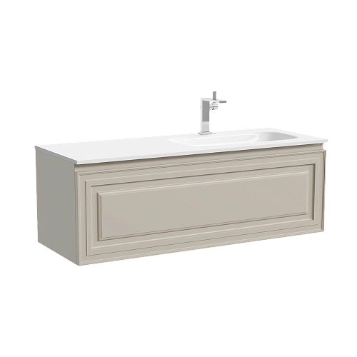 Тумба под раковину SANCOS Very VR120RCE правая 1195х445х406 Beige Soft подвесная Тумба под раковину SANCOS Very VR120RCE правая 1195х445х406 Beige Soft подвесная