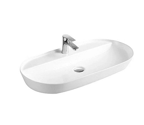 Раковина CeramaLux D1347 накладная, белый Раковина CeramaLux D1347 накладная, белый