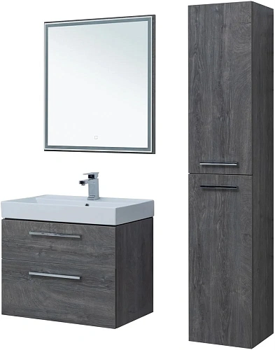 Тумба под раковину Aquanet Nova 75 дуб рошелье (2 ящика) 00242260 Тумба под раковину Aquanet Nova 75 дуб рошелье (2 ящика) 00242260