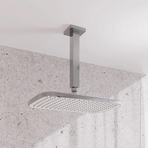 Верхний душ IDDIS Esper (ESP25CSi64) прямоугольный, хром с белым Верхний душ IDDIS Esper (ESP25CSi64) прямоугольный, хром с белым