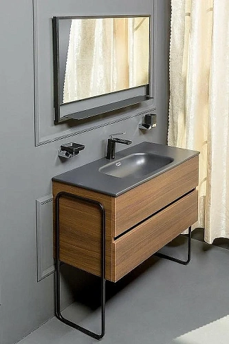 Тумба под раковину Armadi Art VALLESSI 100 Дуб темный матовый фактурный 837-100-D Тумба под раковину Armadi Art VALLESSI 100 Дуб темный матовый фактурный 837-100-D