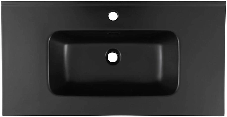Раковина Aquanet Flat 90 черная матовая 00329256 Раковина Aquanet Flat 90 черная матовая 00329256